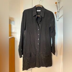 Equipment Silk Button Down Dress